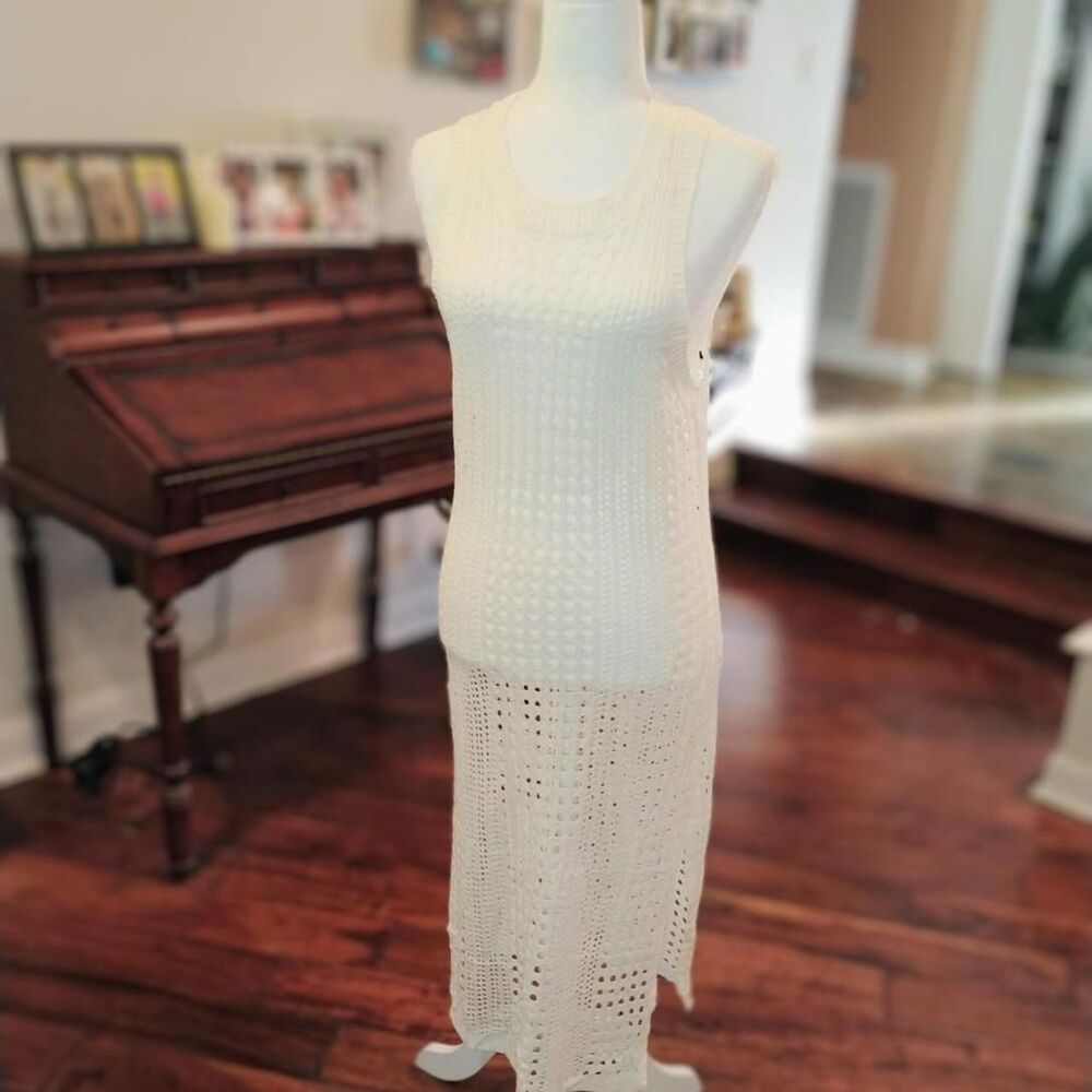 No-brand Women's White Summer-dresses